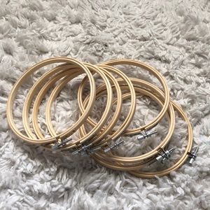 6” embroidery hoops